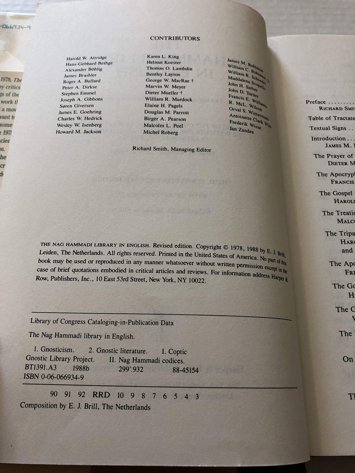 The Nag Hammadi Library in English by James M. Robinson