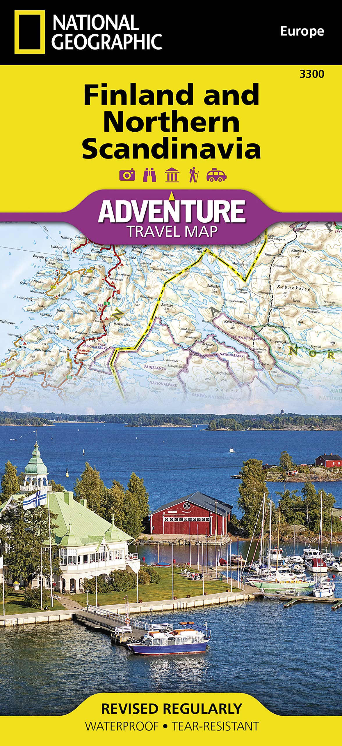 Finland and Northern Scandinavia Map (National Geographic Adventure Map, 3300)