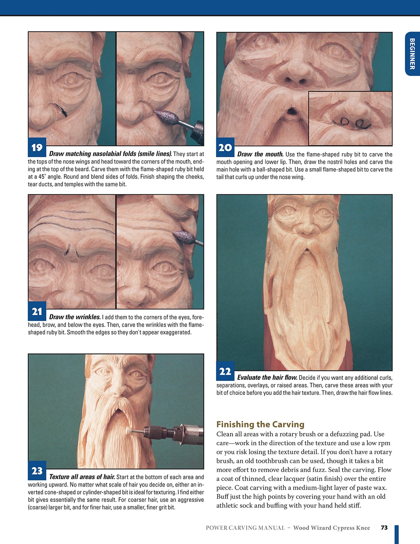 Power Carving Manual, Second Edition: Tools, Techniques, and 22 All-Time Favorite Projects (Fox Chapel Publishing) Step-by-Step Projects and Photos, Buyer's Guide, Expert Information, and Inspiration