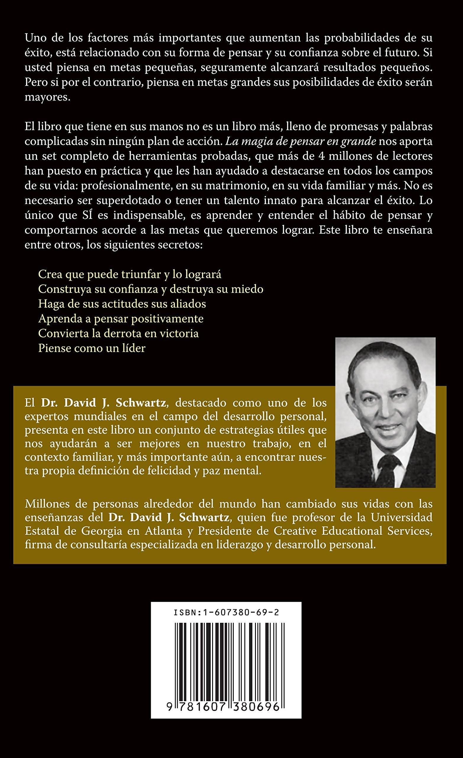 La Magia de Pensar en Grande (Spanish Edition)