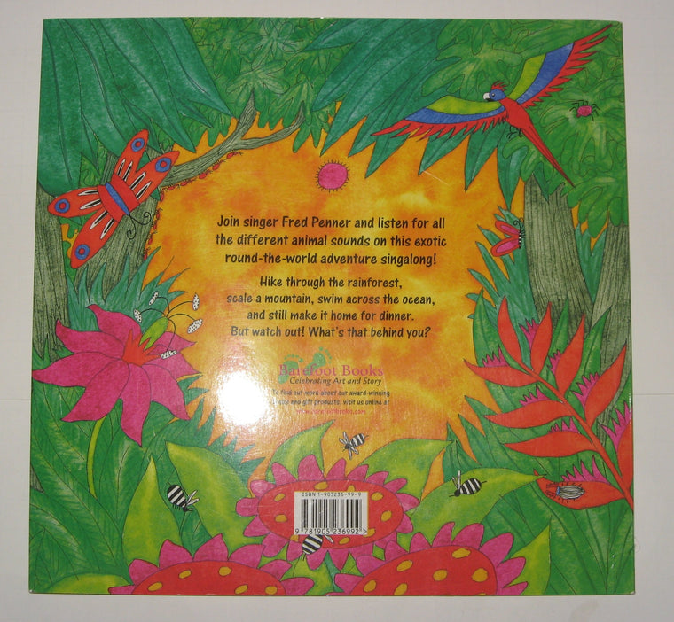 Walking Through the Jungle PB w/ Music CD (Sing Along With Fred Penner) — back cover