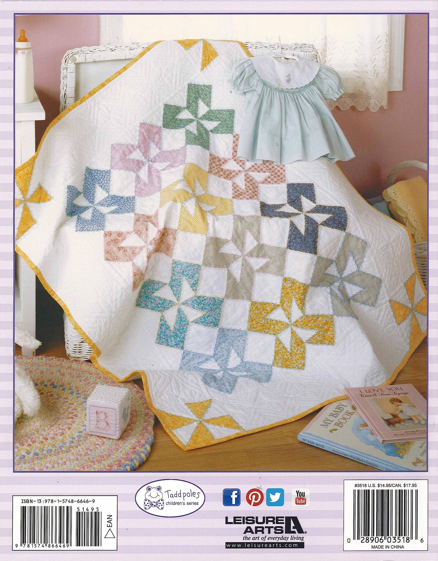 Tadpole Quilts for Baby (Leisure Arts No. 3518) by Tammy T