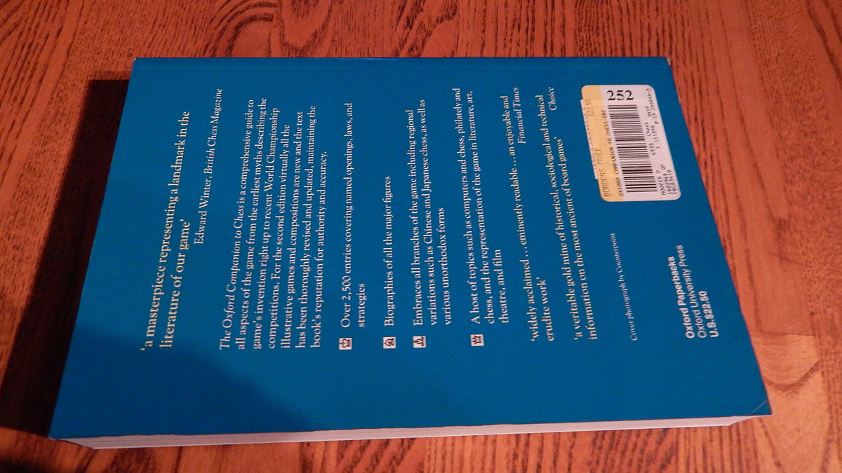 The Oxford Companion to Chess