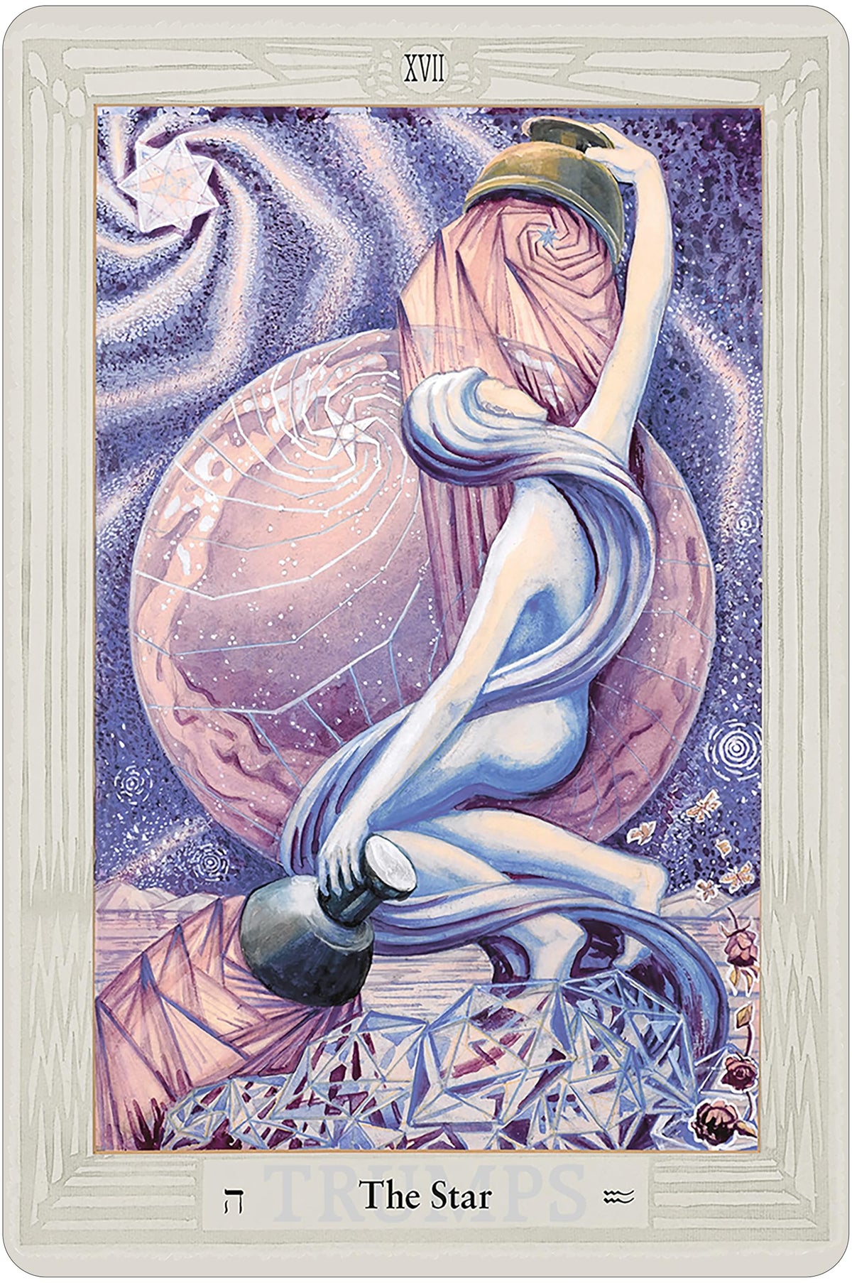 Crowley Thoth Tarot (Premier Edition - Small): Premier Edition with Small 78-Card Crowley Thoth Tarot Deck by Aleister Crowley, Painted by Lady Frieda Harris, Astrological & Qabalistic Symbolism, Includes Booklet & Full-Color Spread Sheet
