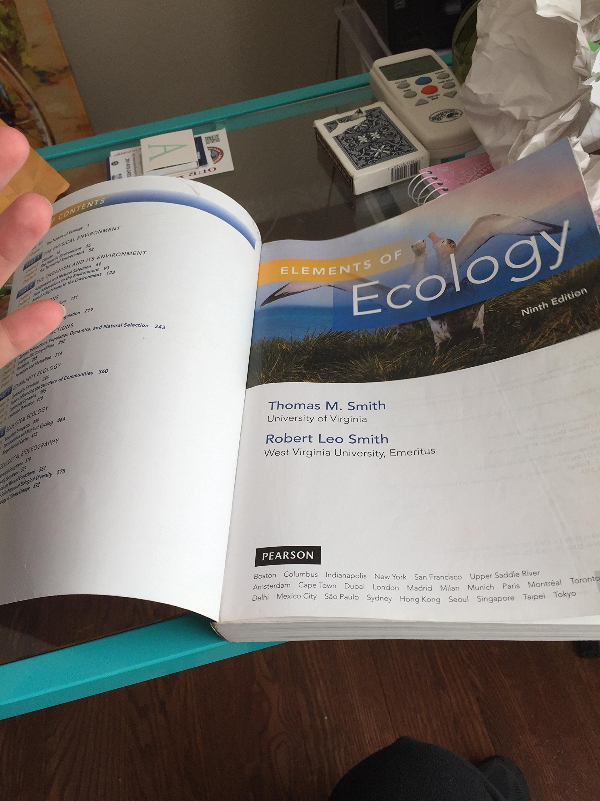 Elements of Ecology