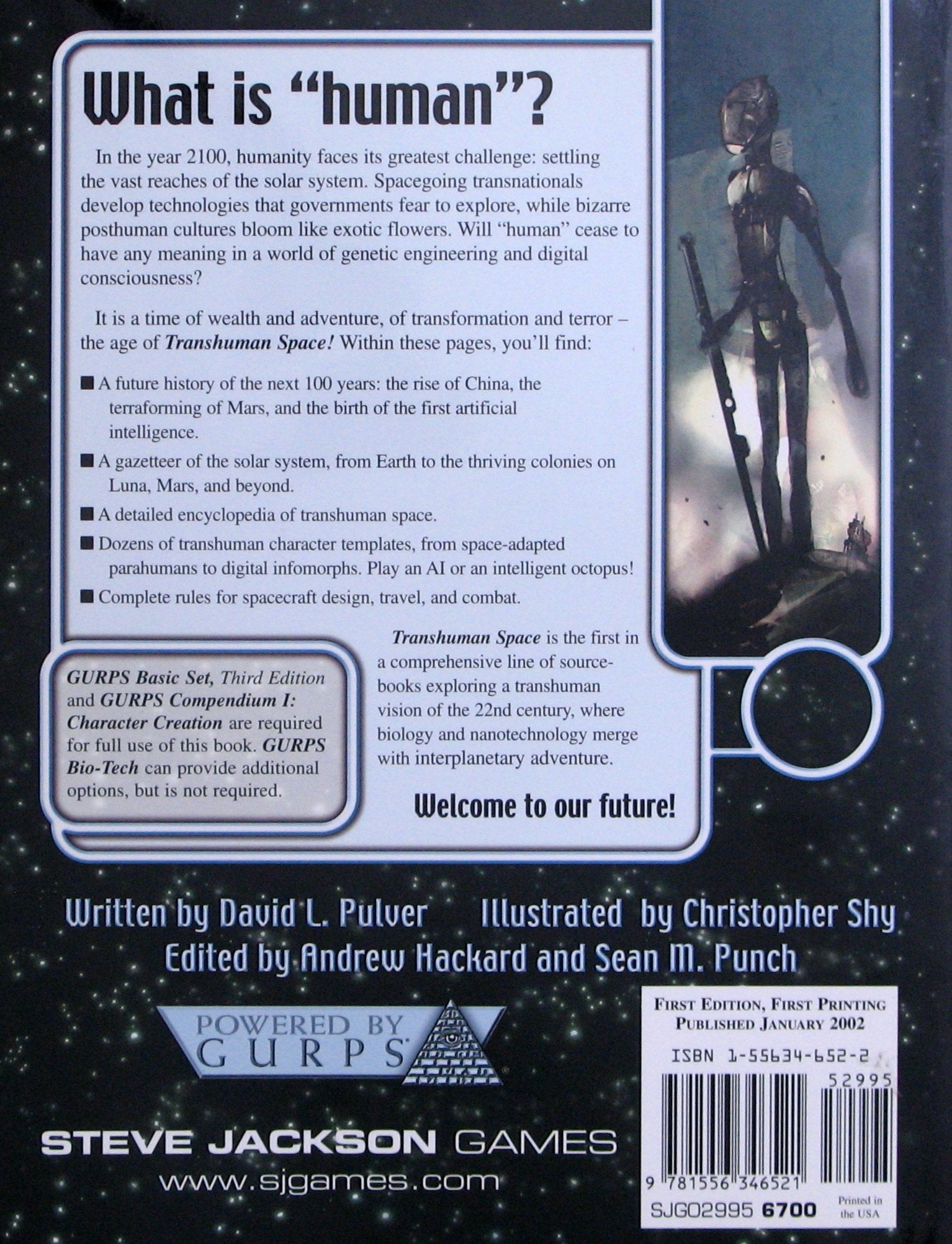 Transhuman Space (GURPS Roleplaying Game)