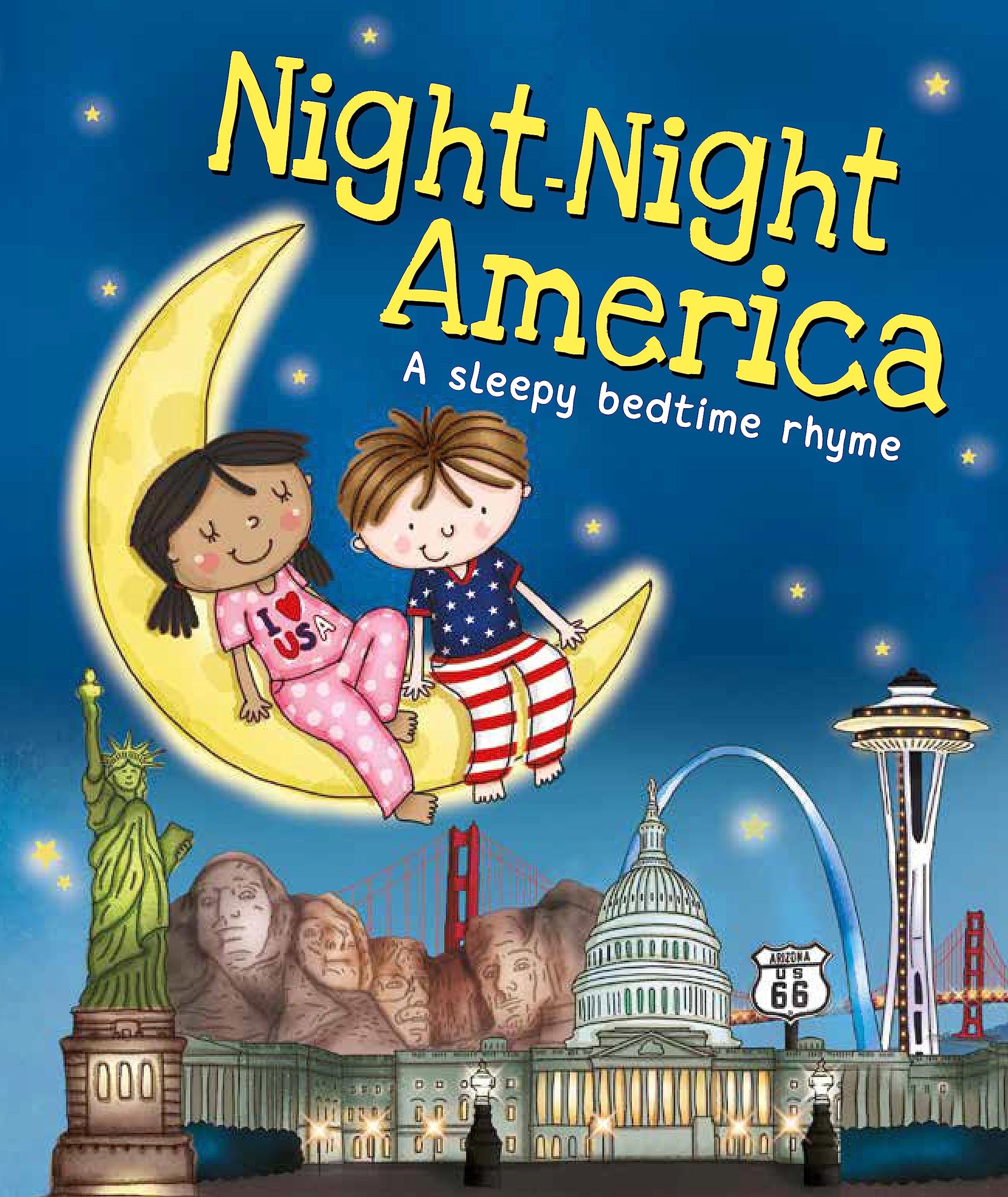 Night-Night America: A Sweet Goodnight Board Book for Kids and Toddlers
