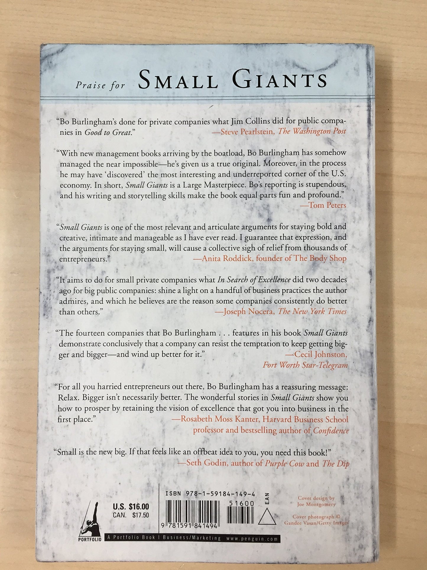Small Giants: Companies That Choose to Be Great Instead of Big