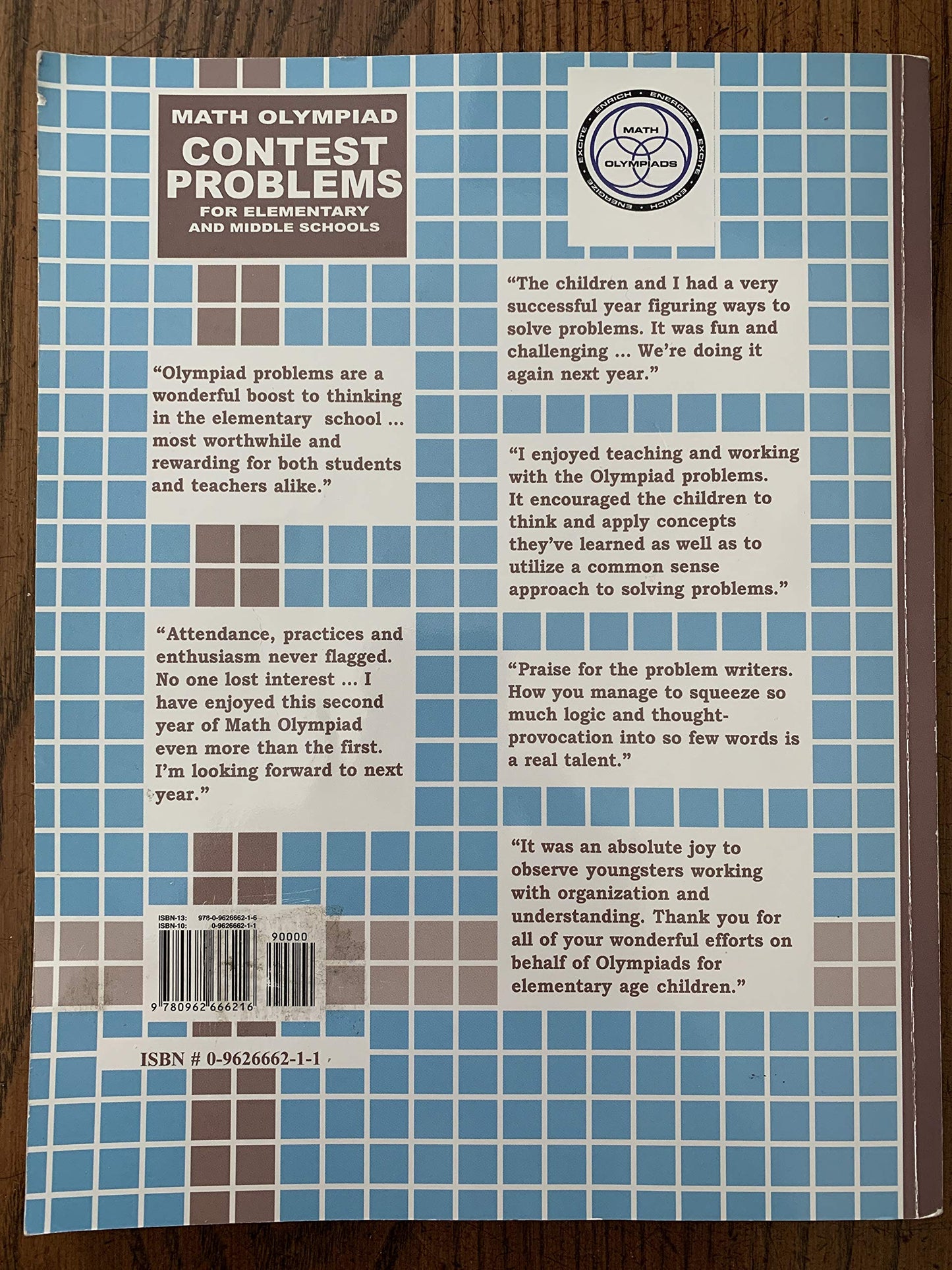 Math Olympiad Contest Problems for Elementary and Middle Schools, Vol. 1