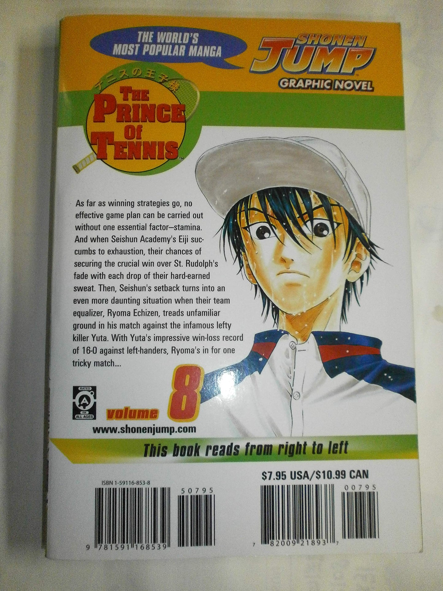 The Prince of Tennis, Vol. 8 (v. 8)