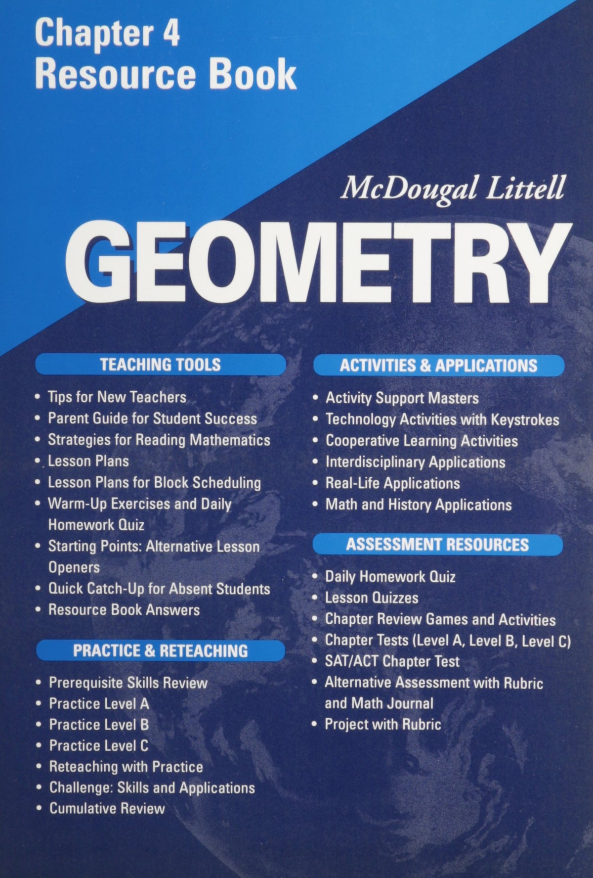 McDougal Littell - Geometry - Chapter 4 Resource Book