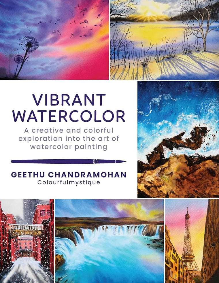 Vibrant Watercolor: A creative and colorful exploration into the art of watercolor painting (Paint with Me, 2)