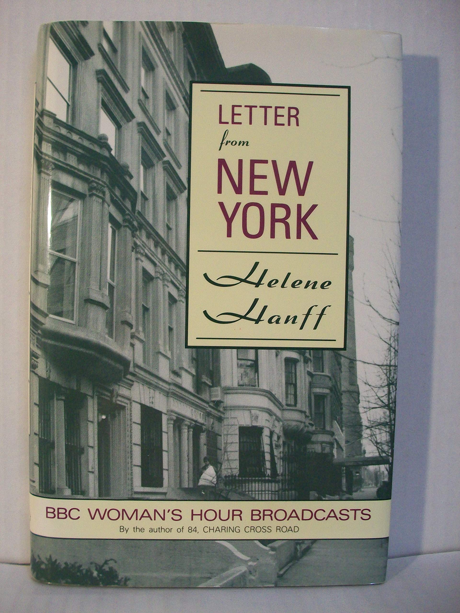Letter from New York/Bbc Woman's Hour Broadcasts