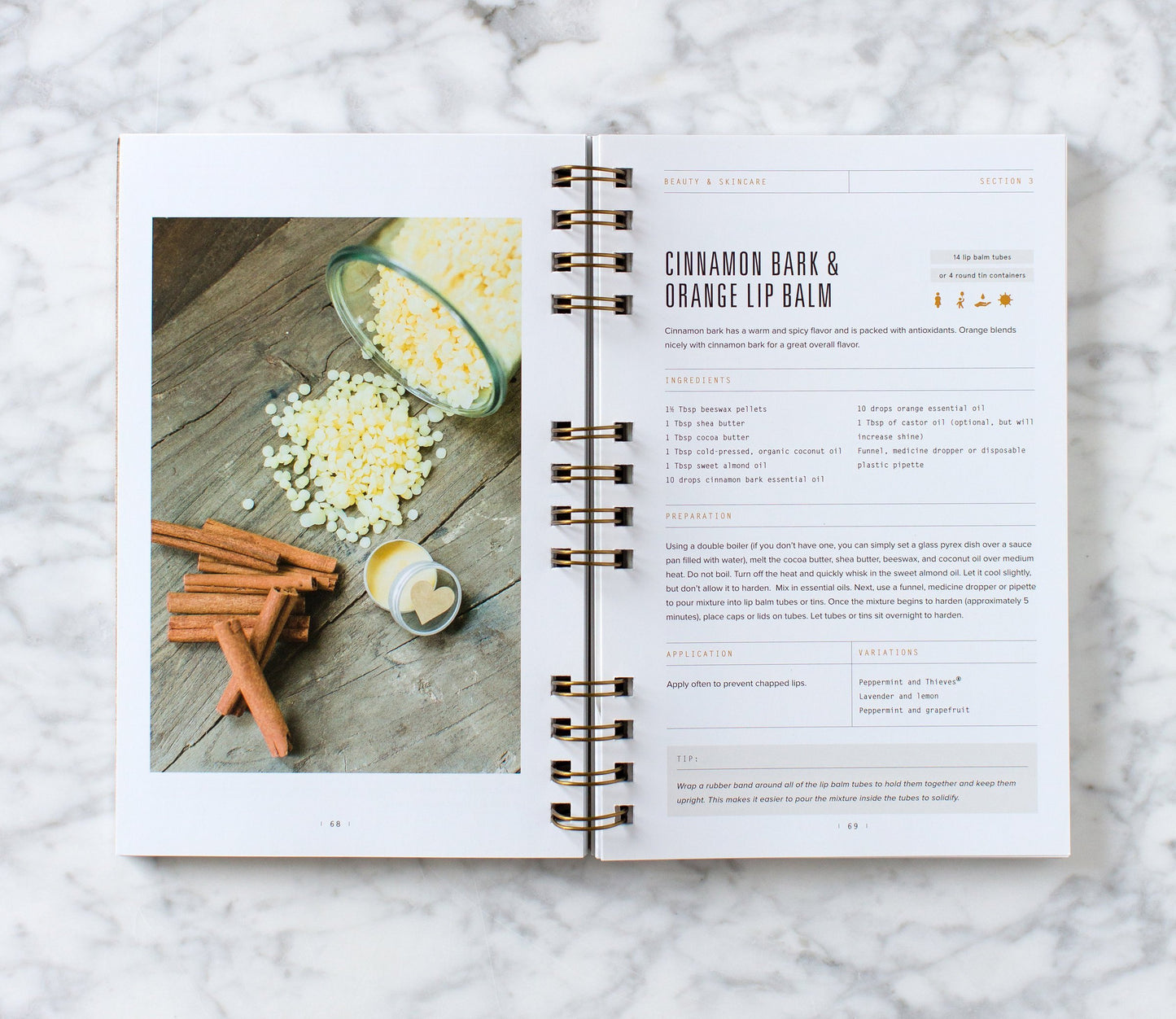 Oil + Glass Recipe Book