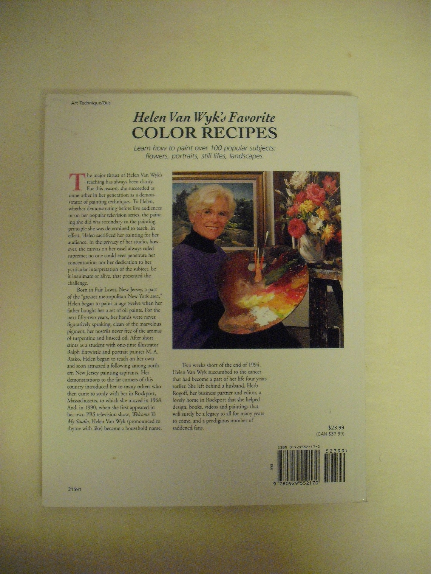 Helen Van Wyk's Favorite Color Recipes