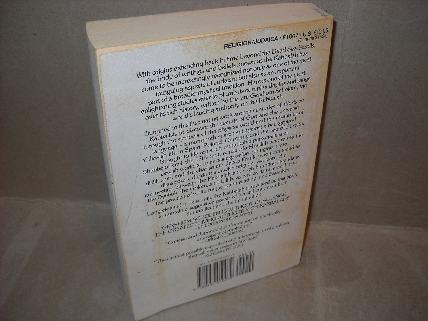 Kabbalah by Scholem, Gershon