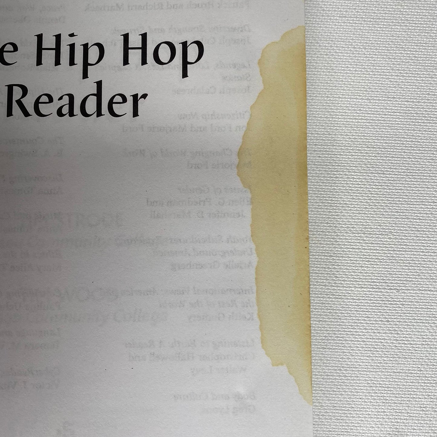 Hip Hop Reader, The, A Longman Topics Reader
