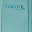 Inspire Bible Large Print NLT (Hardcover LeatherLike, Tranquil Blue): The Bible for Coloring & Creative Journaling