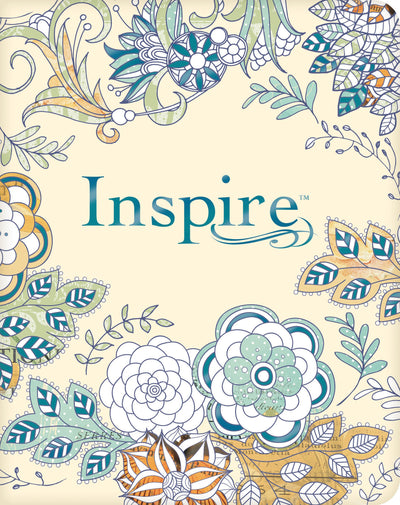 Tyndale NLT Inspire Bible (Softcover, Aquamarine) - Journaling Bible