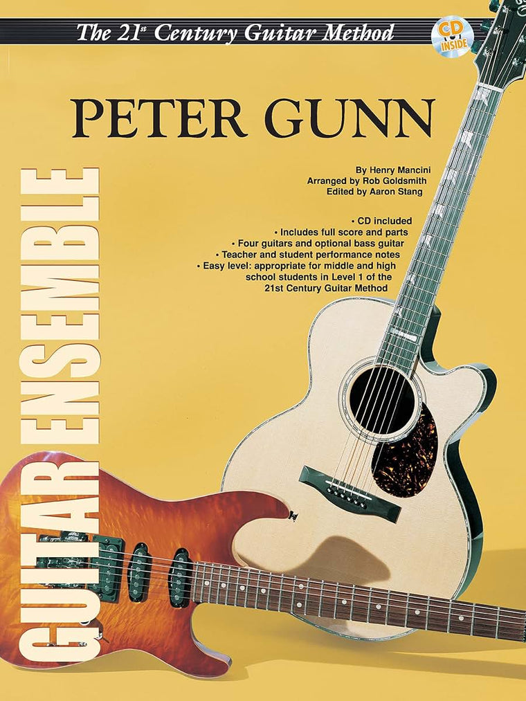 Belwin's 21st Century Guitar Ensemble -- Peter Gunn: Score, Parts & Online Audio (Belwin's 21st Century Guitar Course)