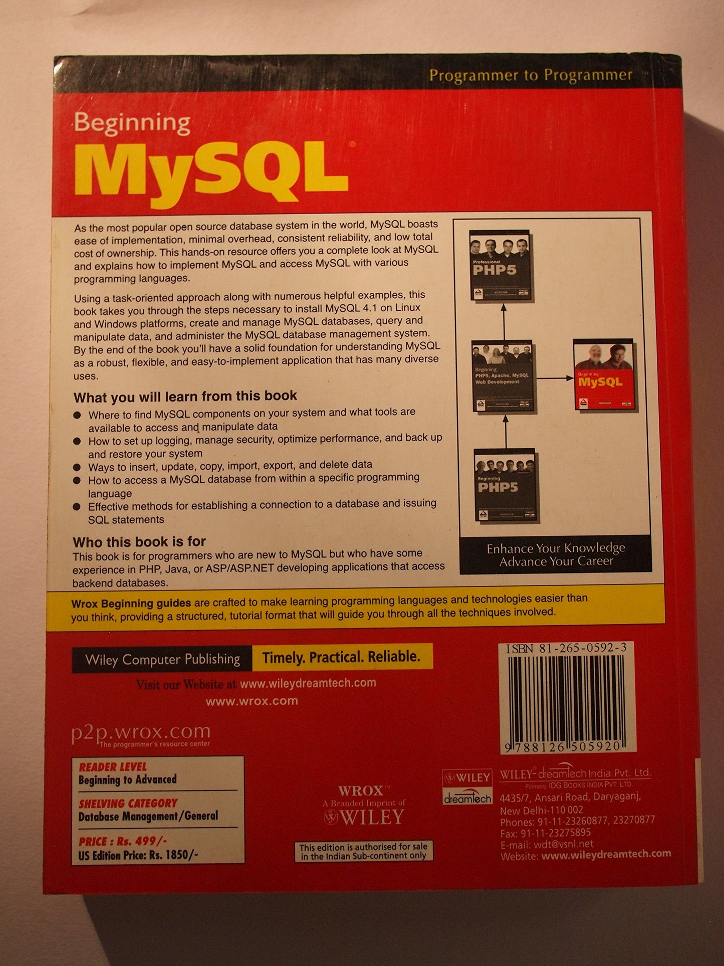 Beginning MySQL