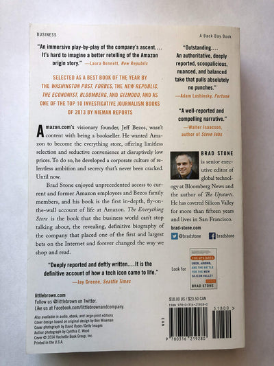 The Everything Store: Jeff Bezos and the Age of Amazon