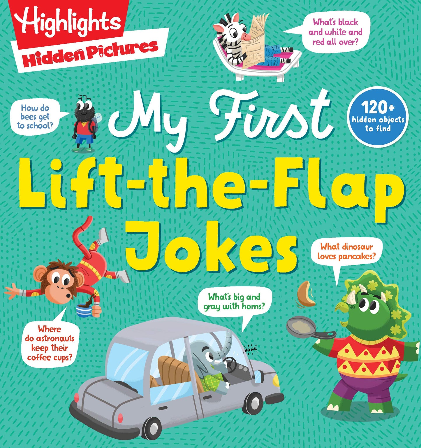 Hidden Pictures My First Lift-the-Flap Jokes: A Lift-the-Flap Joke Book for Beginning Readers, Interactive Kids Joke Book with Hidden Pictures Puzzles and Kid-Friendly Humor (Highlights Joke Books)