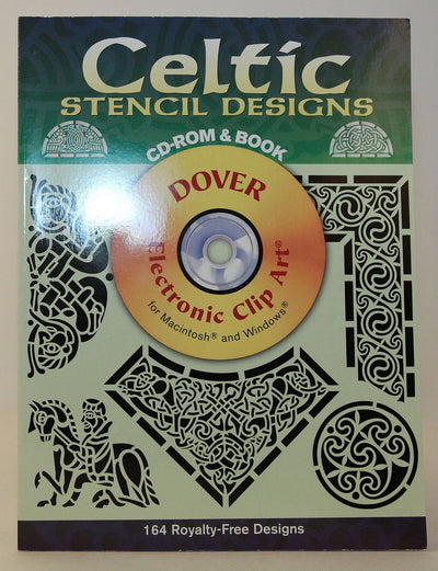 Celtic Stencil Designs CD-ROM and Book (Dover Electronic Clip Art)