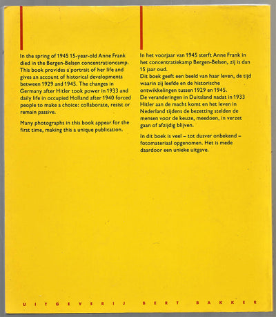 Anne Frank in the World, 1929-1945 / De Wereld van Anne Frank, 1929-1945 (English and Dutch Edition)
