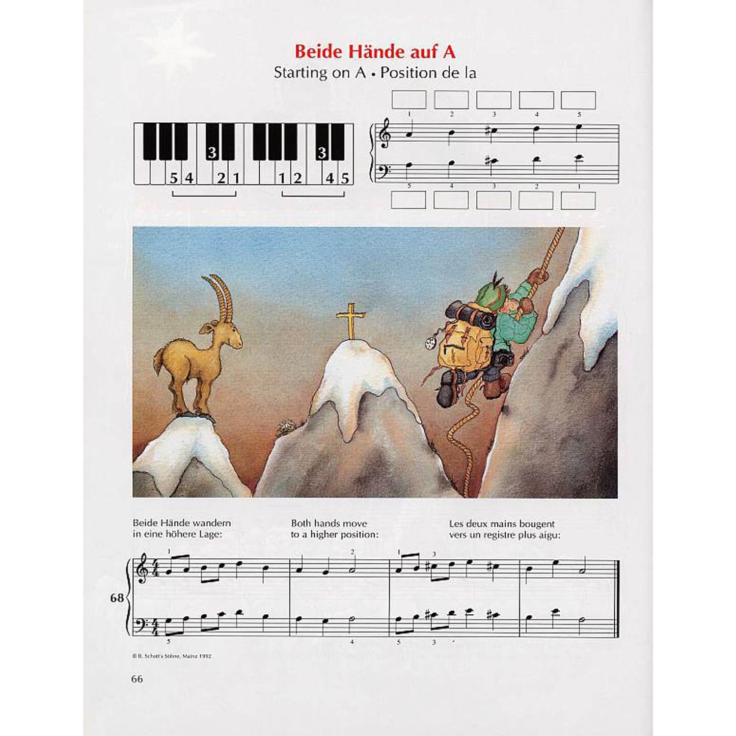 The European Piano Method - Volume 1: German/French/English Book with Online Audio