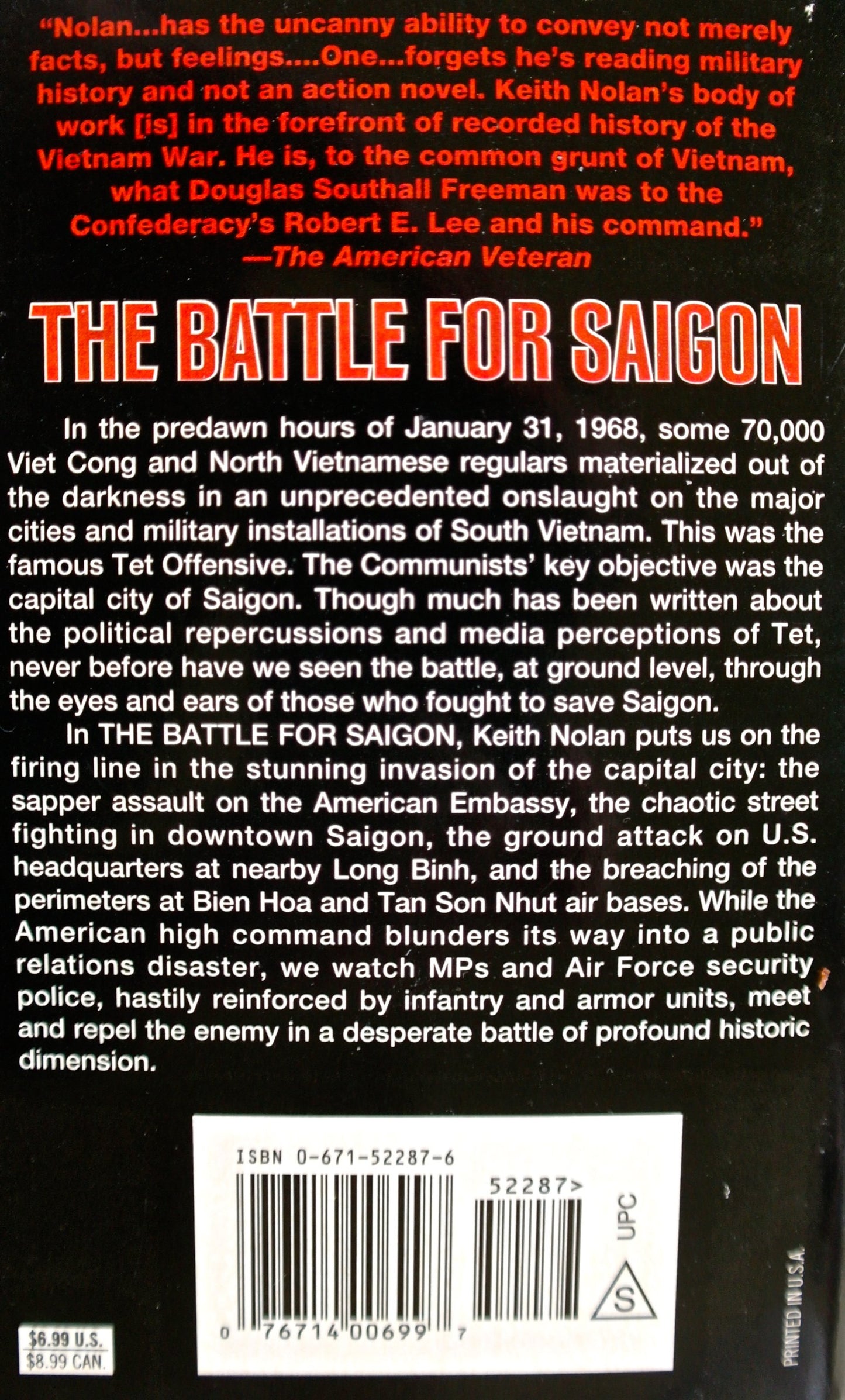 The Battle for Saigon: Tet 1968 by Keith William Nolan