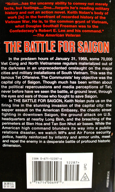 The Battle for Saigon: Tet 1968 by Keith William Nolan