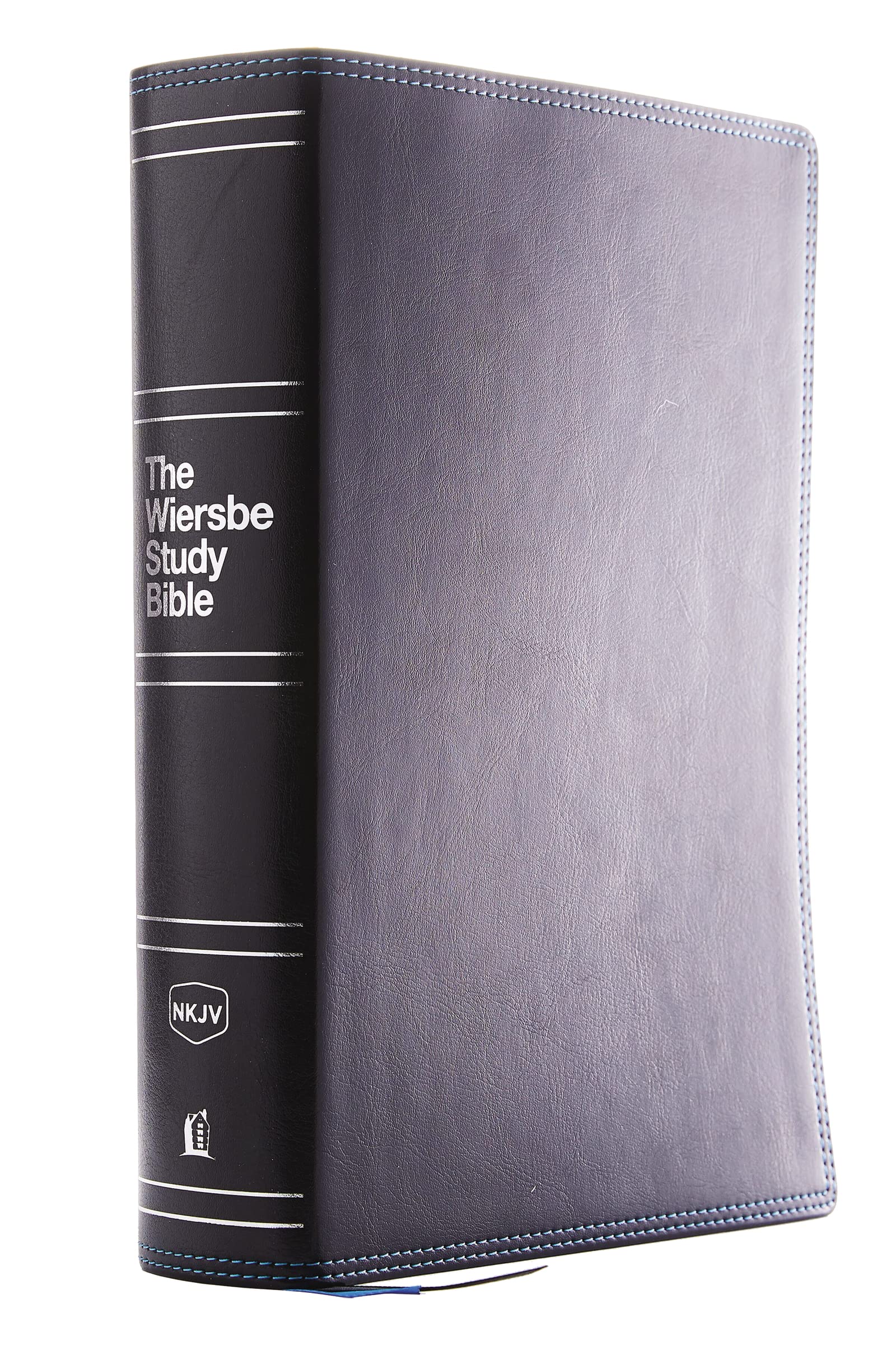 NKJV, Wiersbe Study Bible, Leathersoft, Black, Red Letter, Comfort Print: Be Transformed by the Power of Gods Word