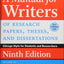 A Manual for Writers of Research Papers, Theses, and Dissertations, Ninth Edition: Chicago Style for Students and Researchers (Chicago Guides to Writing, Editing, and Publishing)