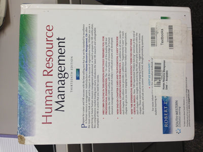 Human Resource Management, 13th Edition