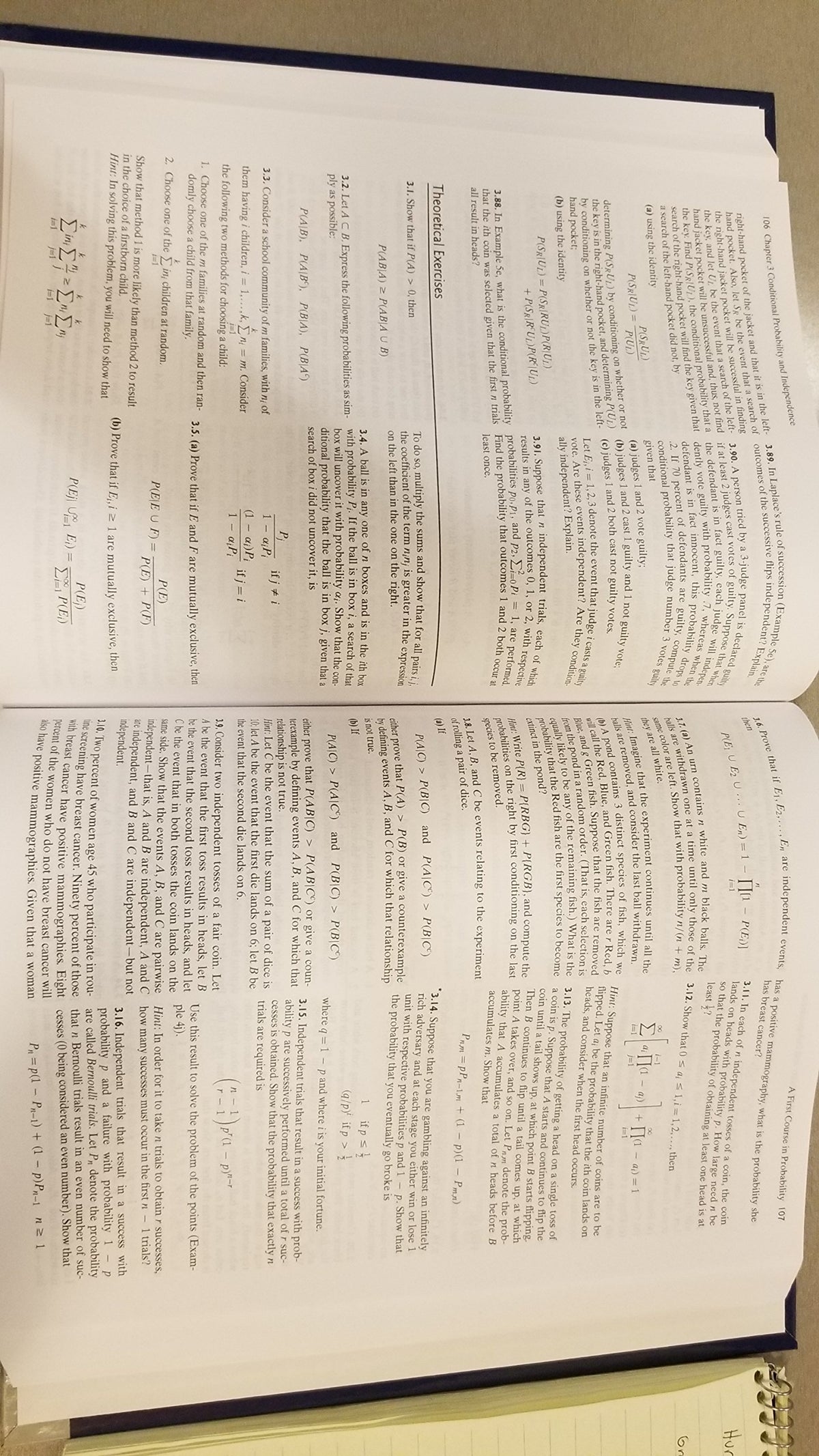 First Course in Probability, A