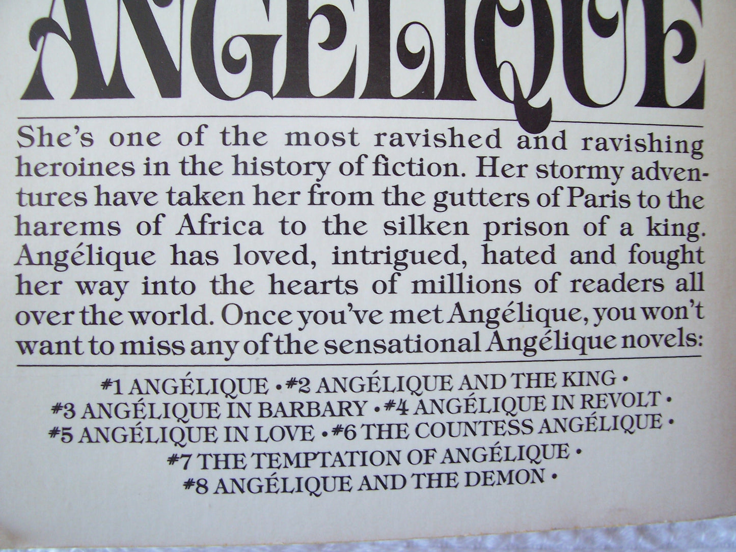 Angelique and the Ghosts (Book 9) by Sergeanne Golon