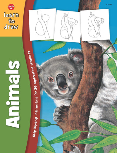 Animals: Step-by-step instructions for 26 captivating creatures (Learn to Draw)