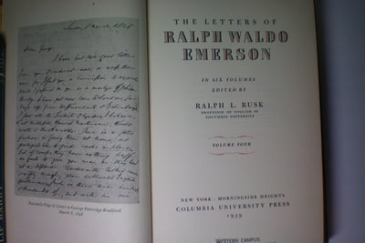 The Letters of Ralph Waldo Emerson