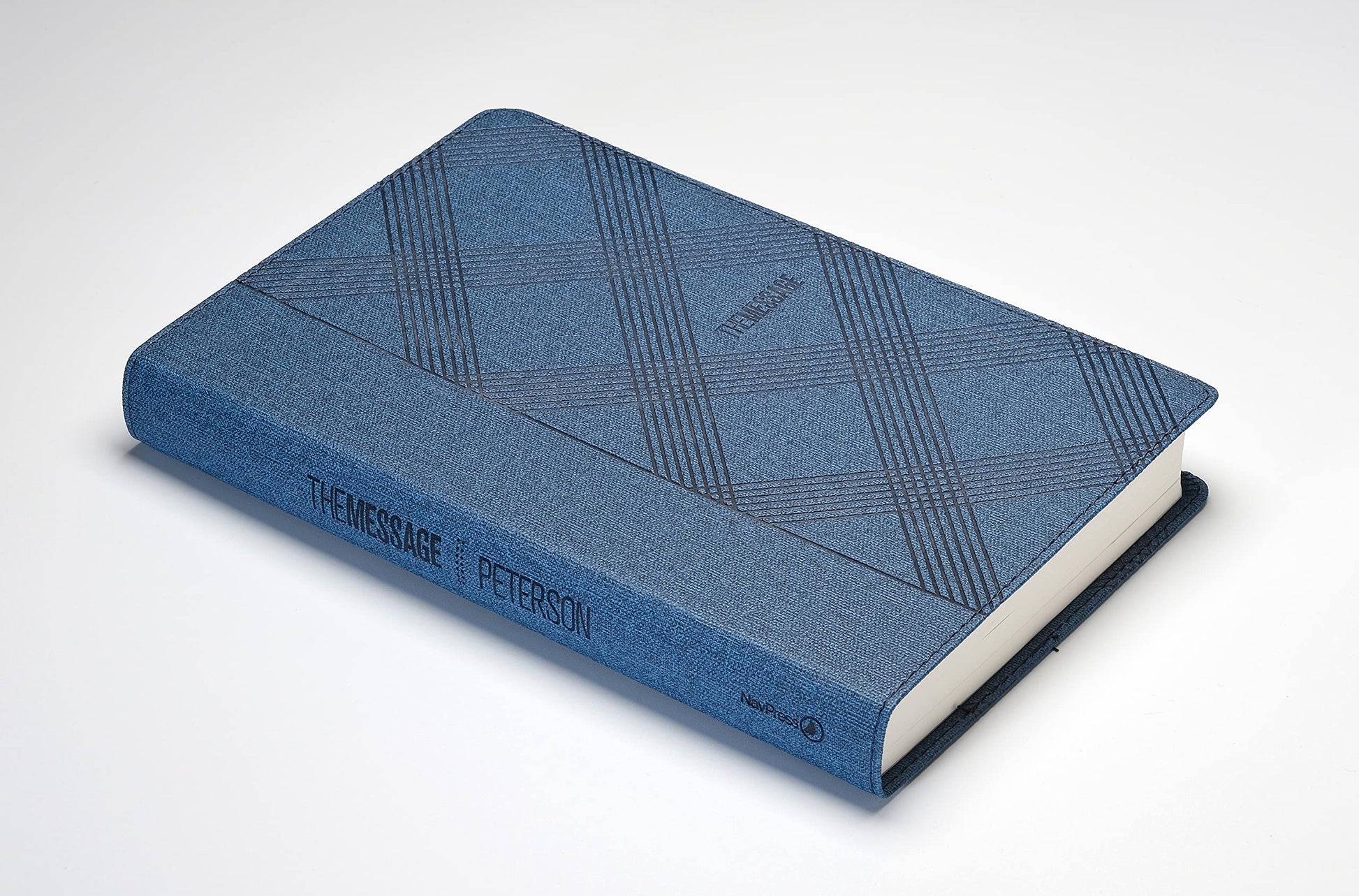 The Message Deluxe Gift Bible (Leather-Look, Crosshatch Denim): The Bible in Contemporary Language