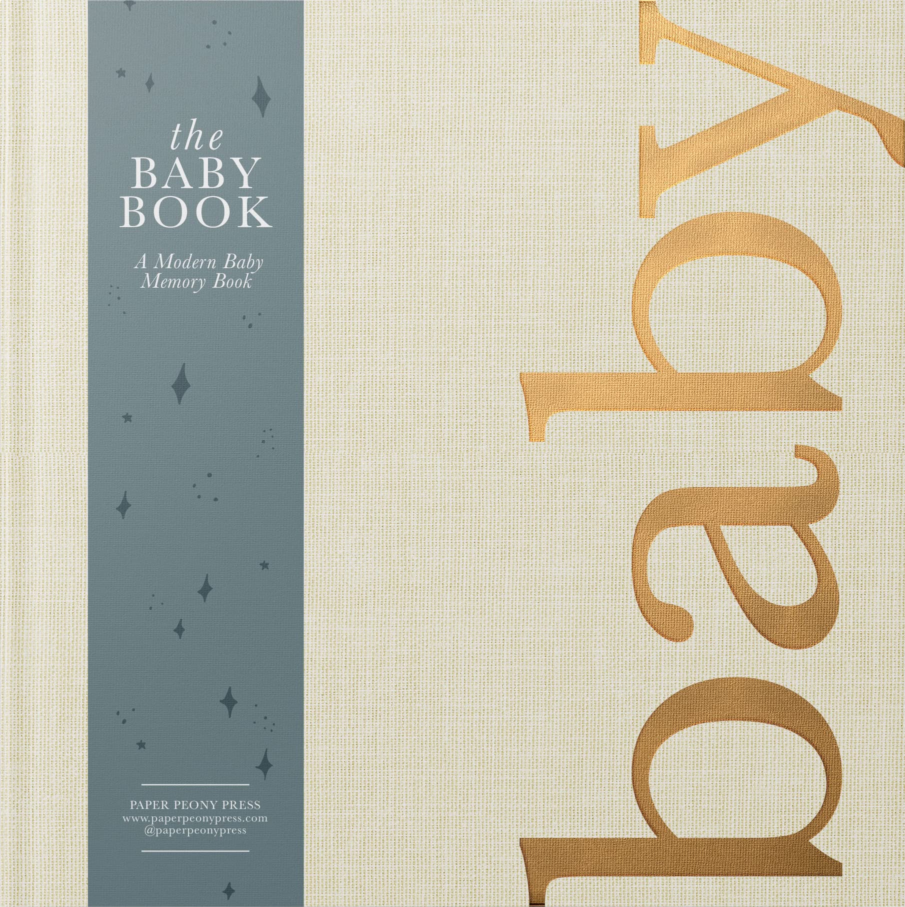 The Baby Memory Book: Beautiful Modern Baby Book and Scrapbook for Baby's First Years to Track Special Moments, Milestones and Growth from Pregnancy to First 5 Years