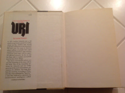 Uri;: A journal of the mystery of Uri Geller by Puharich, An