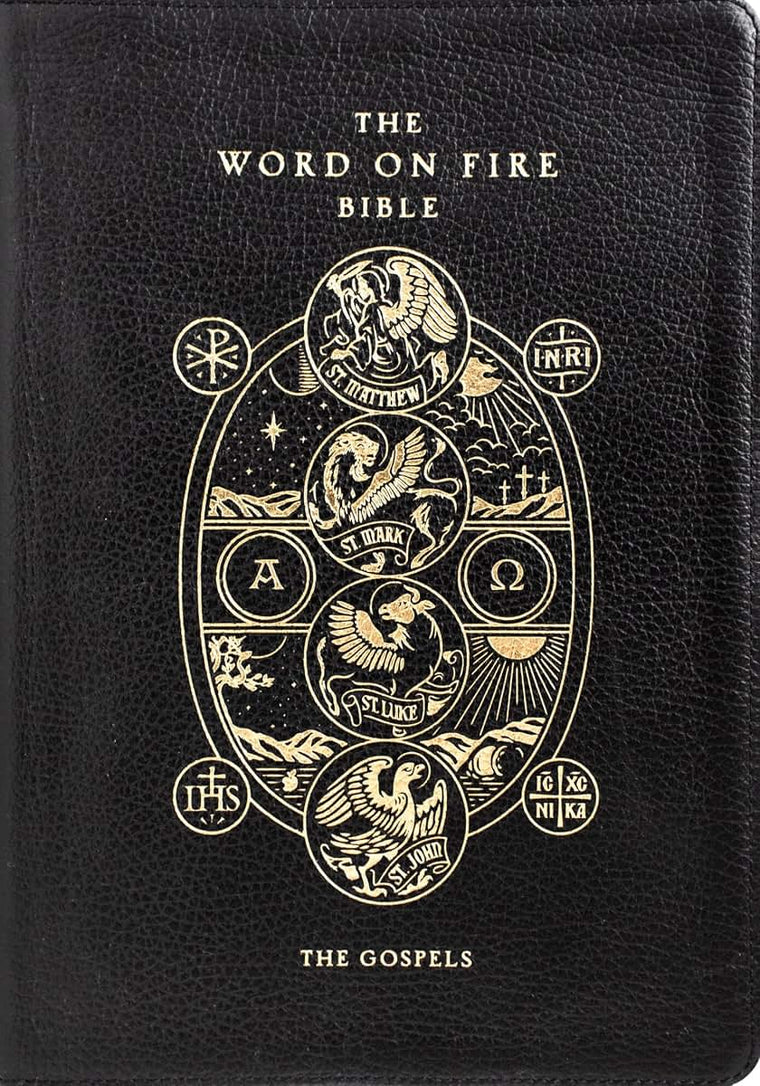 The Word on Fire Bible (Volume I): The Gospels (Leather)