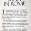 The First Man in Rome