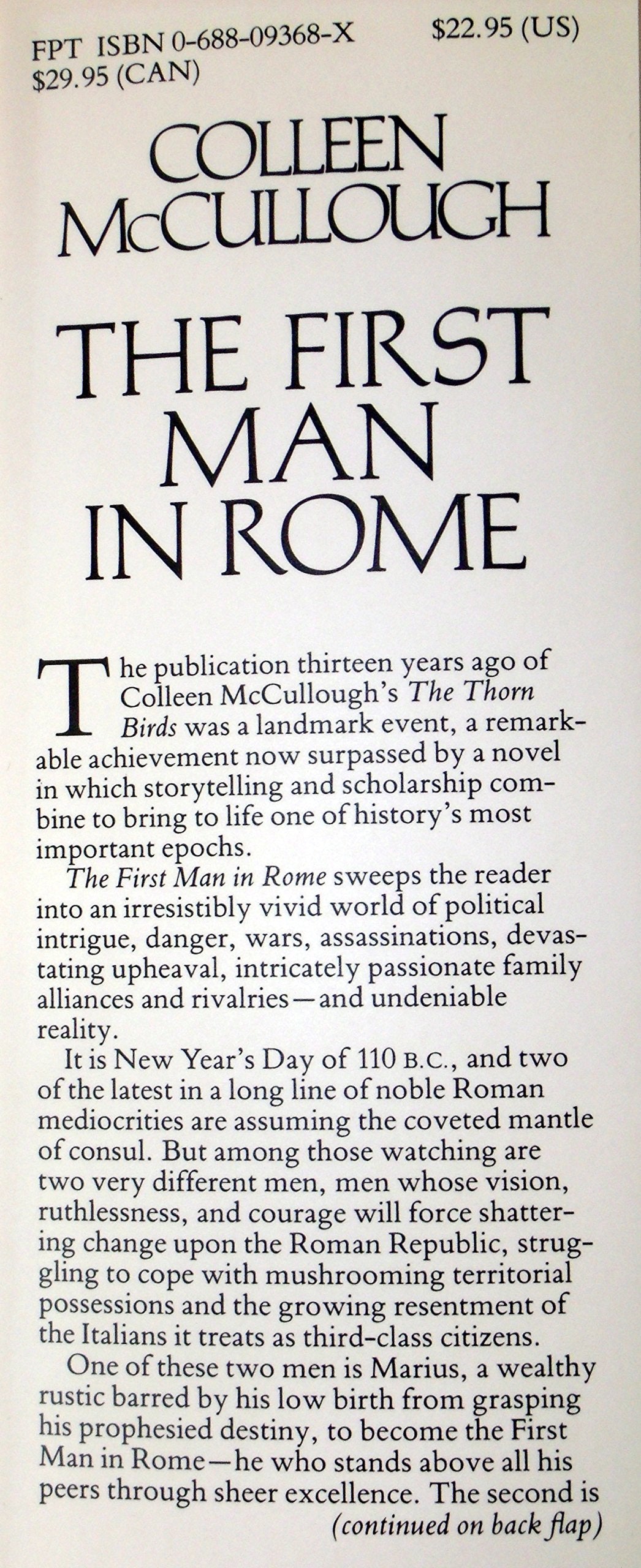 The First Man in Rome