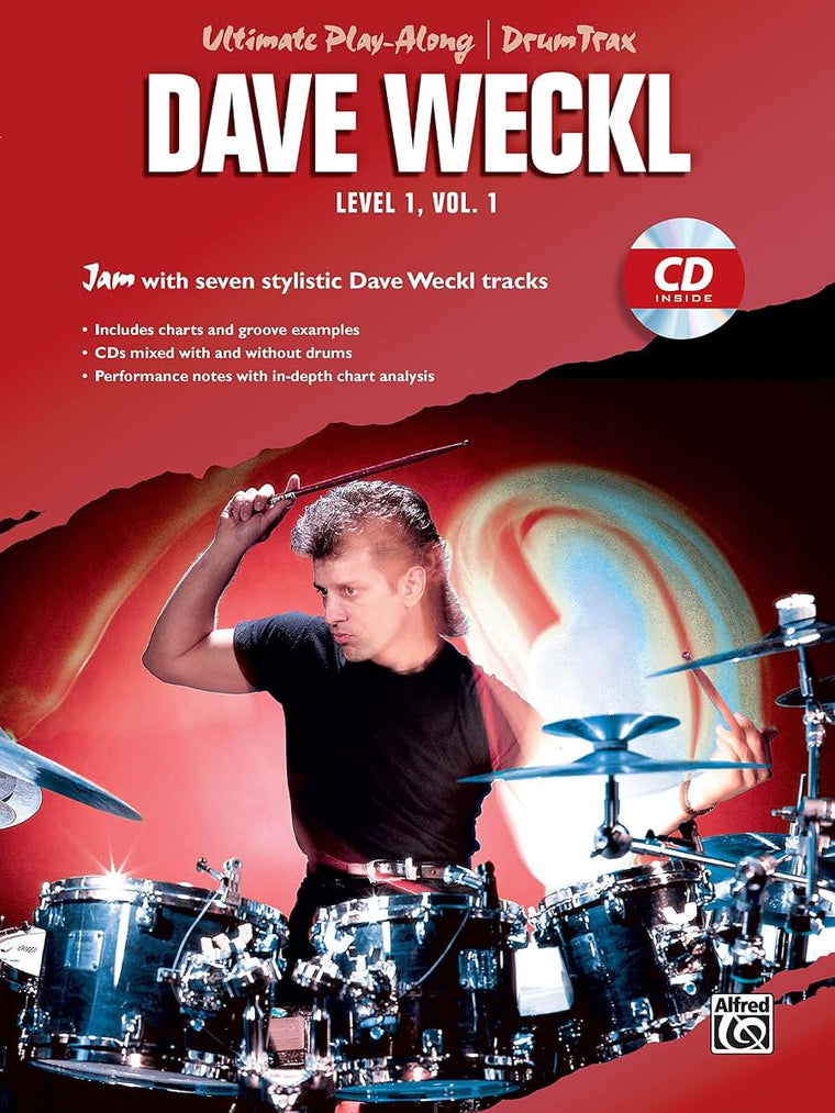 Ultimate Play-Along Drum Trax Dave Weckl, Level 1, Vol 1: Jam with Seven Stylistic Dave Weckl Tracks, Book & Online Audio (Ultimate Play-Along, Vol 1)