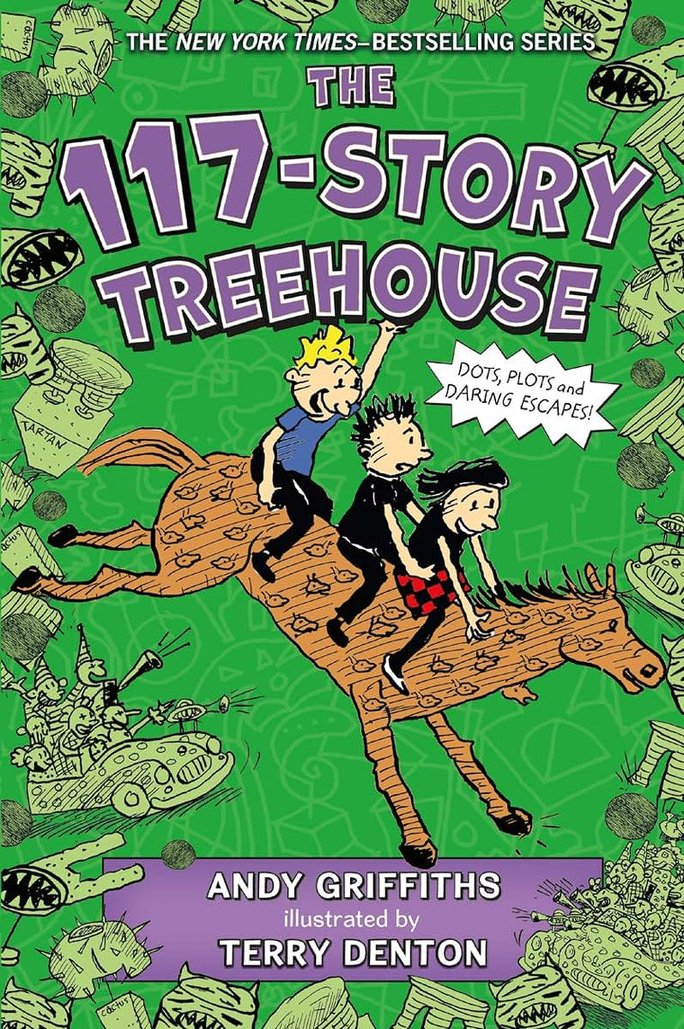 The 117-Story Treehouse: Dots, Plots & Daring Escapes! (The Treehouse Books, 9)