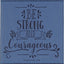 Be Strong and Courageous Artisan Journal (Vegan Leather Notebook)