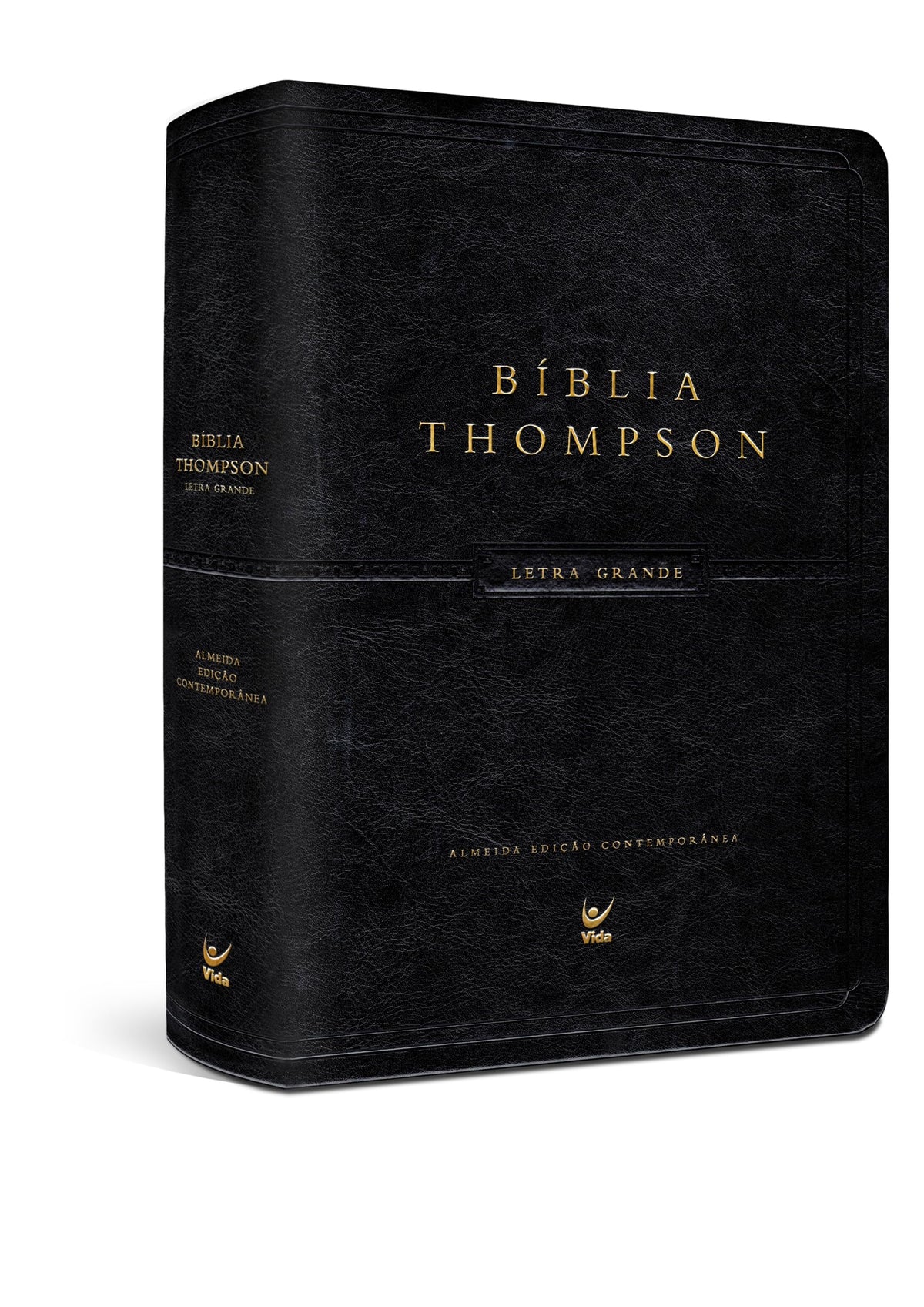 Biblia Thompson AEC - Letra Grande - Em Portugues do Brasil - Luxo Preta - Concordancia - Mapas - Estudos Biblicos