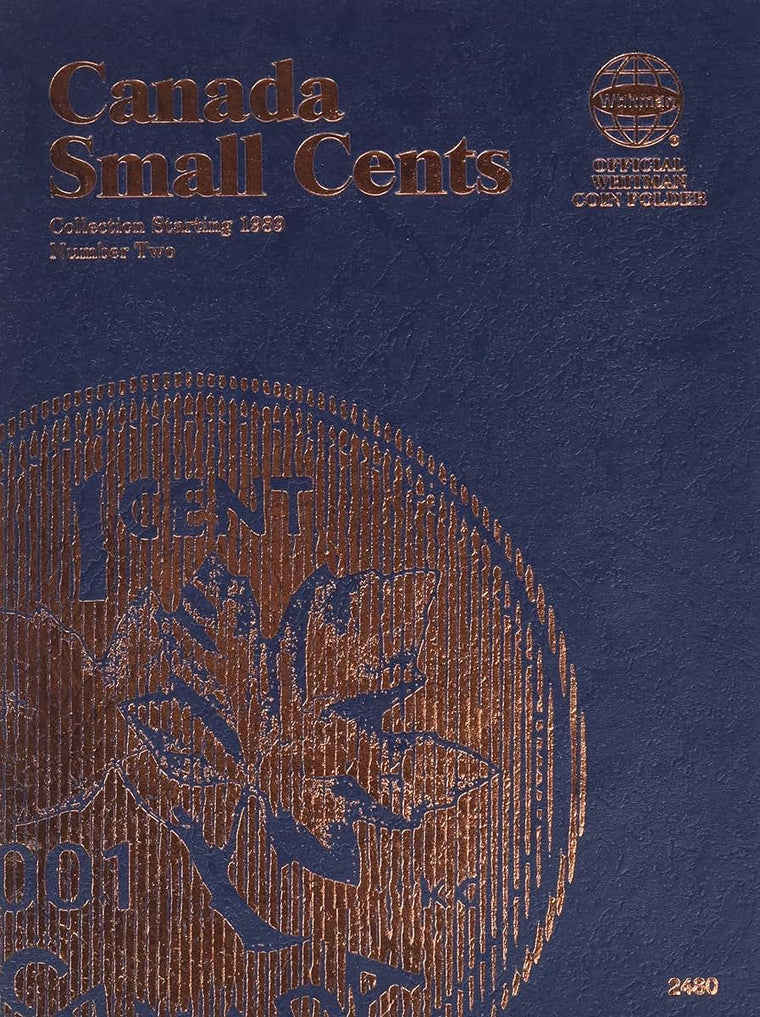 Canadian Small Cents Folder Number 2: Collection Starting 1989 (Official Whitman Coin Folder)